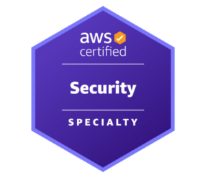 AWS Certified Security Specialty badge.