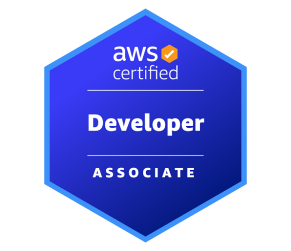 AWS Certified Developer Associate badge.