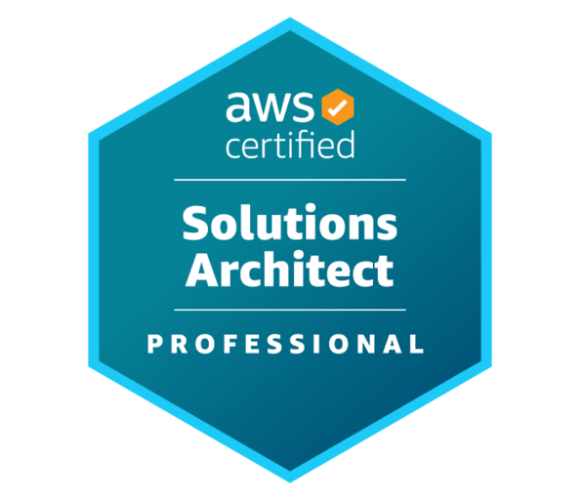 AWS Certified Solutions Architect Professional badge.