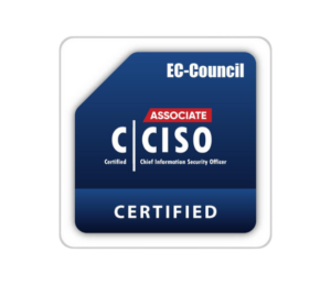 EC-Council Associate CISO certification badge.