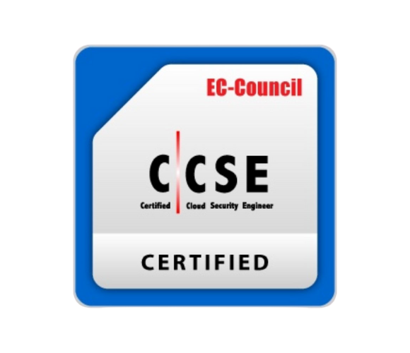 EC-Council Certified Cloud Security Engineer badge.