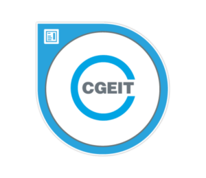 CGEIT certification badge.