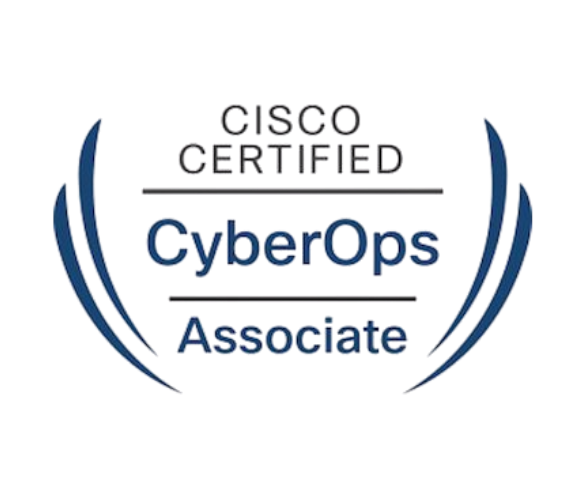 Cisco Certified CyberOps Associate badge.