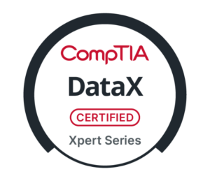 CompTIA DataX Certified badge from the Xpert Series.