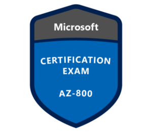 Microsoft AZ-800 Certification Exam Badge