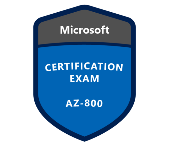 Microsoft AZ-800 Certification Exam Badge