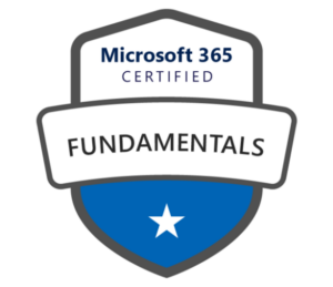 Microsoft 365 Certified Fundamentals badge.