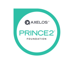 AXELOS PRINCE2 Foundation certification badge.