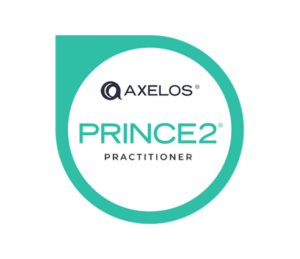 AXELOS PRINCE2 Practitioner certification badge.