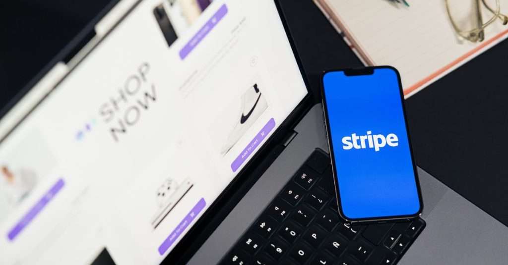 A person using a smartphone for online shopping checkout